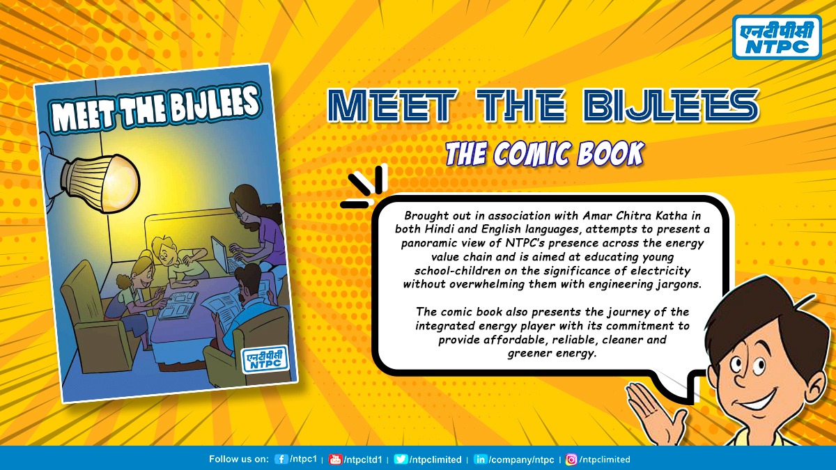 Meet The Bijlees’ by NTPC: Awareness about electricity through comic route