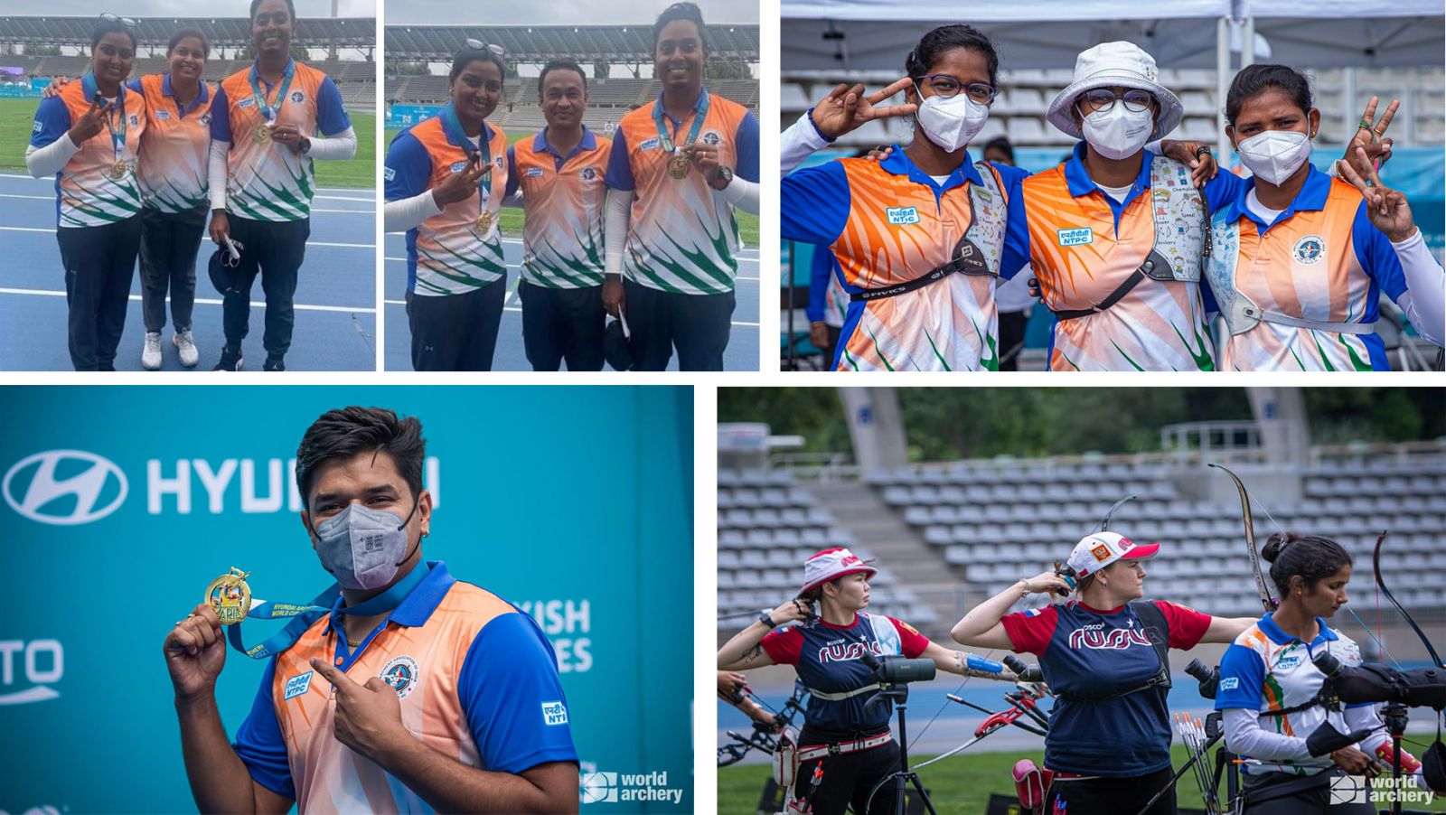 NTPC, the official supporting partner of Indian Archery team congratulates them for stellar performance