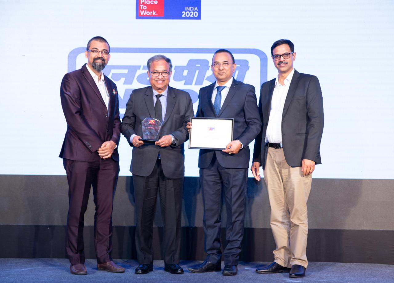 NTPC awarded as India's Best Workplaces in Manufacturing 2020