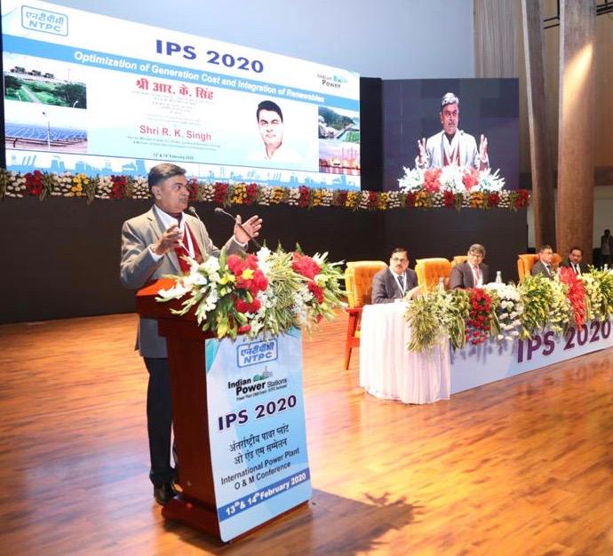 Our primary goal is to provide affordable power on sustainable basis 24 by 7”, says Power Minister at the NTPC O&M-IPS 2020