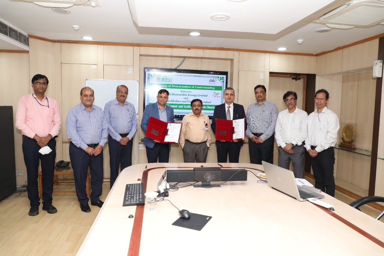 NTPC REL and GACL to collaborate in Renewable Energy and synthesizing Green Chemicals