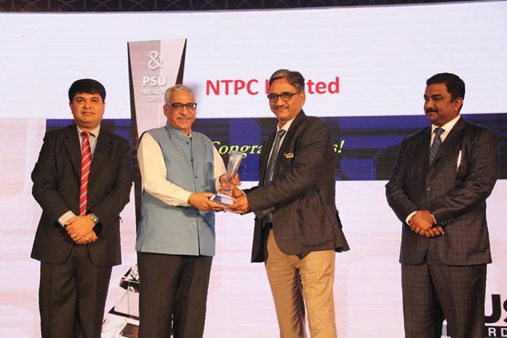 NTPC Awarded at the India's Top PSUs and Awards 2015 by Dun and Bradstreet