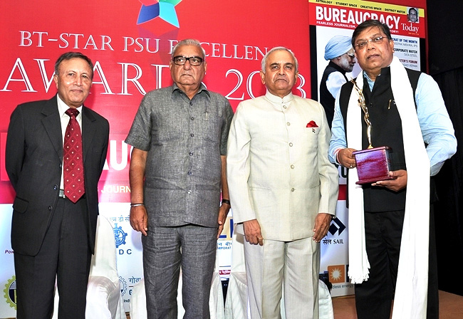 Director (HR) NTPC was awarded BT- Star Award 2013