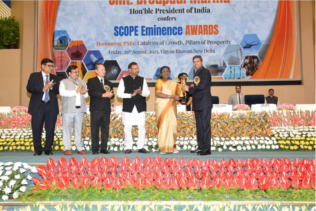 NTPC Conferred Leadership Excellence Award